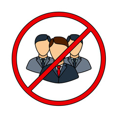 Sticker - No Meeting Icon