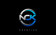 NOK Letter Initial Logo Design Template Vector Illustration