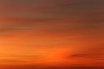 Wall Mural - Sky and clouds after sunset,twilight sky background.