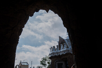 Park Guell by Anton Gaudi in Barcelona Spain 