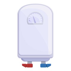 Poster - Home boiler icon. Cartoon of home boiler vector icon for web design isolated on white background