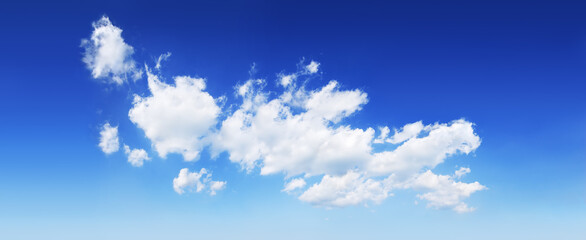 Wall Mural - blue sky and white clouds