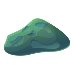 Poster - Asteroid game icon. Cartoon of asteroid game vector icon for web design isolated on white background
