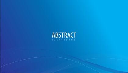 Wall Mural - Abstract blue background wave light modern vector illustration