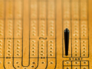 Cribbage board