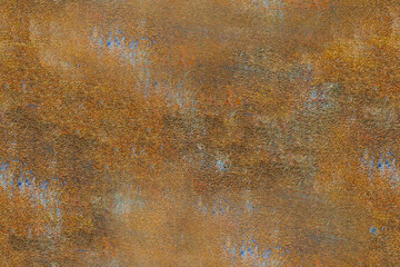 Wall Mural - seamless texture, metal surface of a rusty sheet with a rough surface