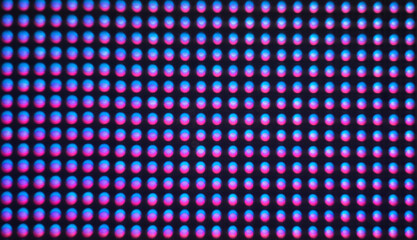 Aufkleber - Digital screen background. Color screen monitor or TV with glitch pixels and LEDs close up