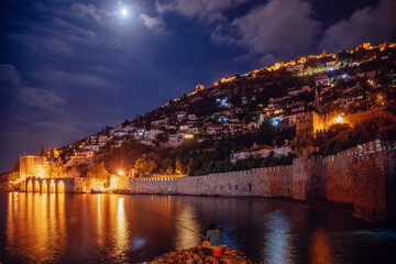 Wall Mural - night in the city