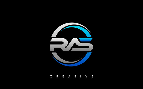 RAS Letter Initial Logo Design Template Vector Illustration