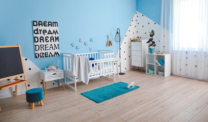 Canvas Print - Stylish interior of modern children's room