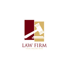 Sticker - attorney and law logo. modern design