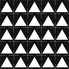 Poster - White Triangle Stamps. Vector Pattern Triangles.