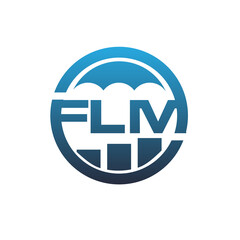 Wall Mural - f l m logo concept for management business logo designs