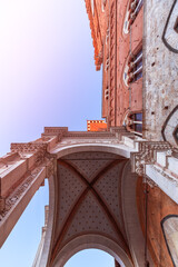 Wall Mural - Main entrance to the Palazzo Pubblico in Siena. Tuscany, Italy