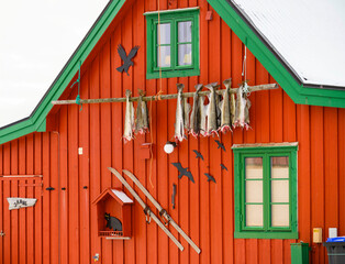 Canvas Print - rorbu aux Lofoten