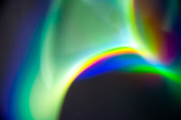 Real holographic texture. Natural spectrum. Rainbow