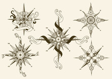 Compass Rose Vintage Background Free Stock Photo - Public Domain Pictures