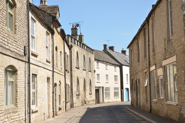 Medieval town, England