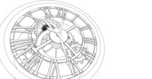 Clock Graphic Symbol 3d Illustration