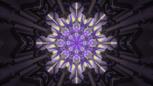 Abstract Futuristic Backdrop With A Kaleidoscope Pattern
