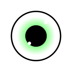 Poster - Eye icon. Vector eye icon. Eye icon Isolated on white background. Simple eye icon.