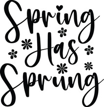 Spring Has Sprung, Spring Vector File