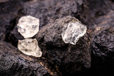 Fototapeta  - Petalite, petalite or castorite is an important mineral for obtaining lithium, battery industry, lithium source