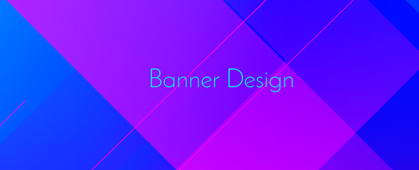 Modern stylish abstract geometric elegant banner pattern background