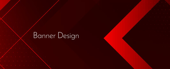 abstract geometric dark red modern decorative design banner pattern background
