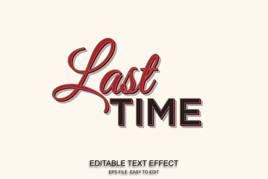 Retro style font effect