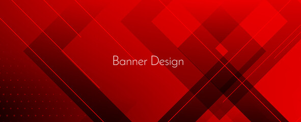 Wall Mural - Abstract elegant geometric decorative design banner background