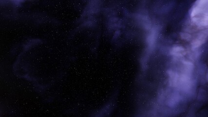colorful space background with stars, nebula gas cloud in deep outer space, science fiction illustra