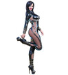 © vladnikon - 3D comics cosplay anime secret agent woman.