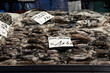 Rialto fish market in the city of Venice, Italy, Europe.