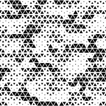 Full Seamless Military Camouflage Skin Halftone Dotted Pattern Vector For Decor And Textile. Black White Army Masking Design For Hunting Textile Fabric Print And Wallpaper. Design For Trendy Fashion.