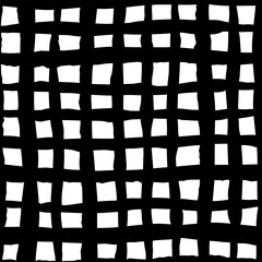 Aufkleber - Hand drawn seamless cell pattern. Vector background