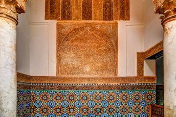 Sticker - Architectural details of the Saadian Tombs in Marrakech