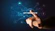 © ra2 studio - Hand touching OPTIMIZATION inscription, Cybersecurity concept