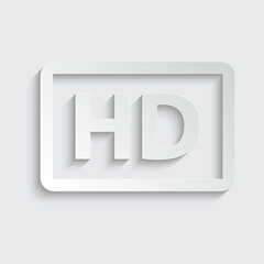 Poster - paper hd icon vector sign movie