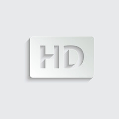 Poster - paper hd icon vector sign movie