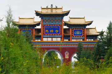 Canvas Print - Mati Temple Scenic Area, Zhangye, Gansu Province, China