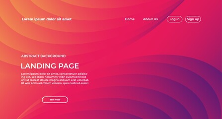 landing page background. abstract modern website background. geometry shape for banner, sales promotion and business presentation