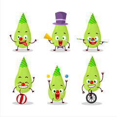 Sticker - Cartoon character of bilimbi with various circus shows