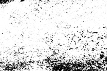 Vector distress urban grunge texture effect. Abstract monochrome background.