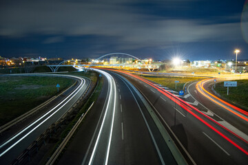 Roadway of the night