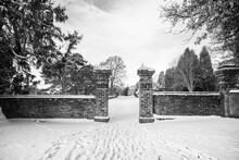 The Old Gates Leading Up To The Manor.