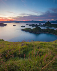 Wall Mural - Padar Island, located in Komodo Island, Labuan Bajo, East Nusa Tenggara, Indonesia.