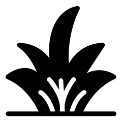 Poster - 
Plants inside basket denoting glyph icon of harvest 
