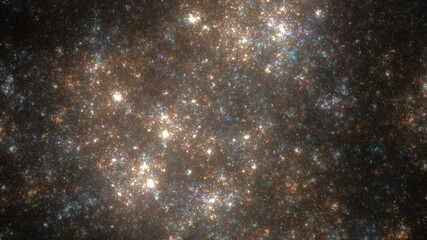 Wall Mural - space background, stars and galaxy abstract
