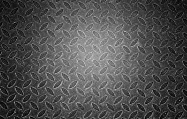 Black steel texture background